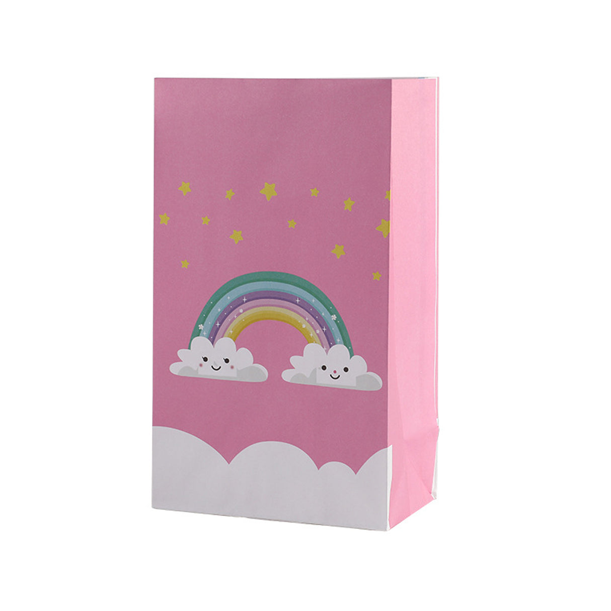 Full Colors White Kraft Bags