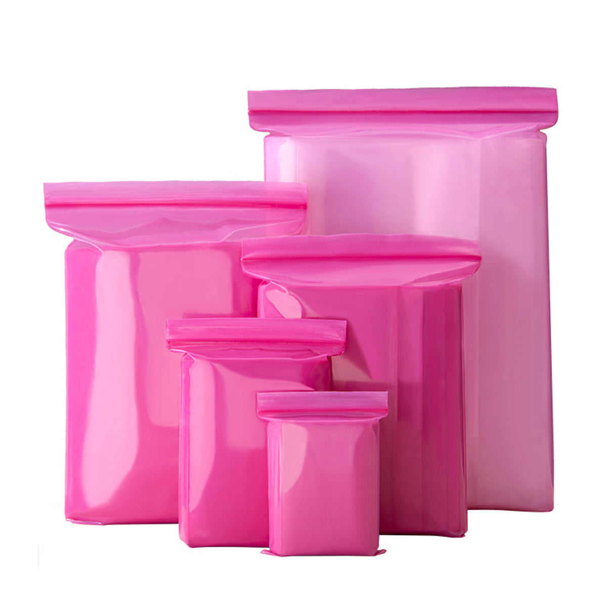 Bolsas con cremallera de rosas