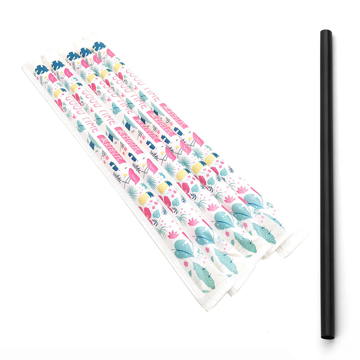 Pajita desechable para beber - En barco