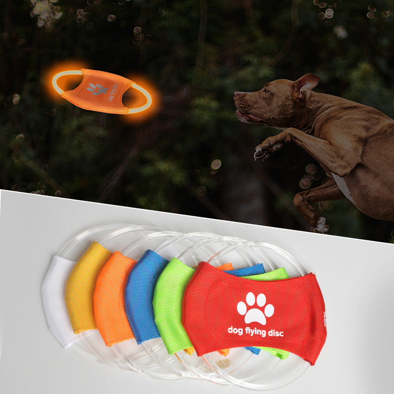 Disco volador con luz LED