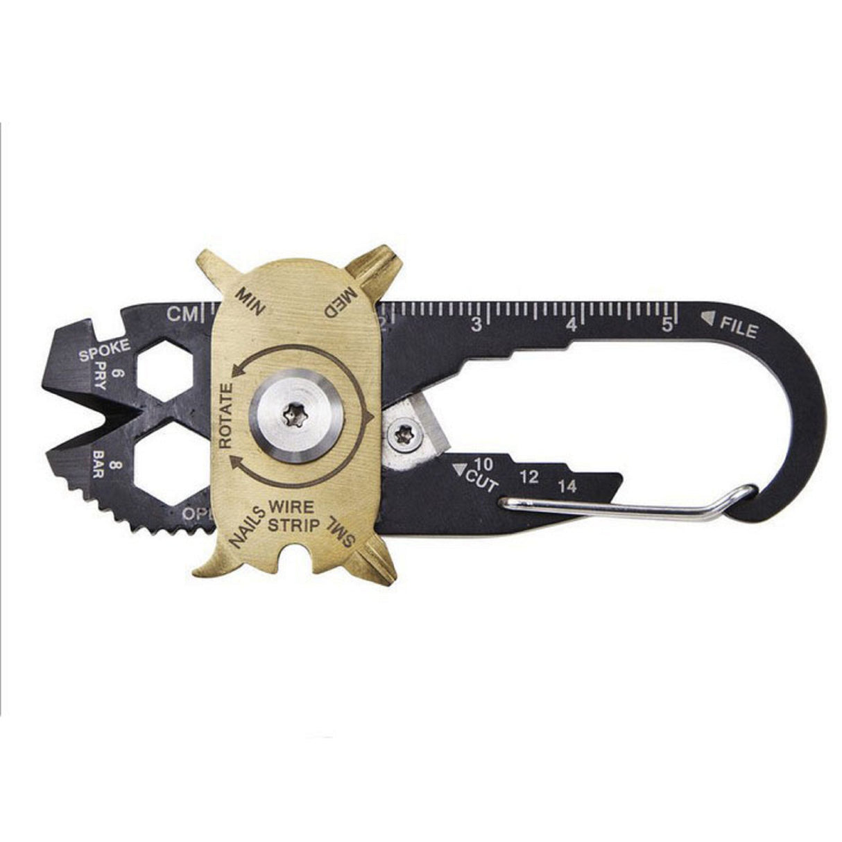 Mousqueton de poche 20 en 1