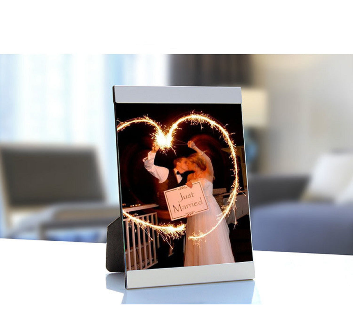 Cadre photo en alliage d'aluminium