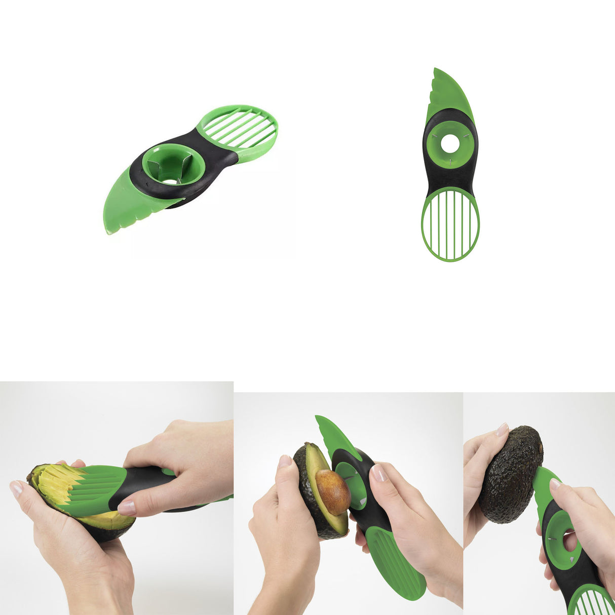Herramienta de cocina para cortar aguacate 3 en 1
