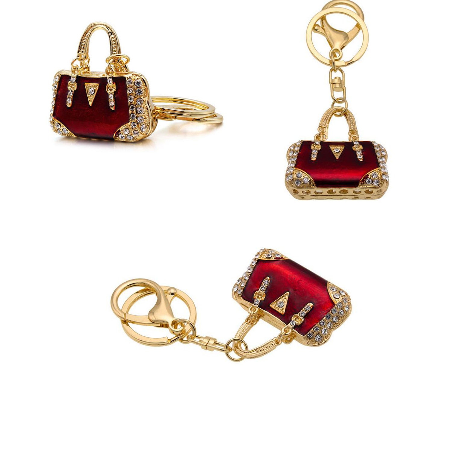 Tote Bag Shaped Key Chain Key Ring