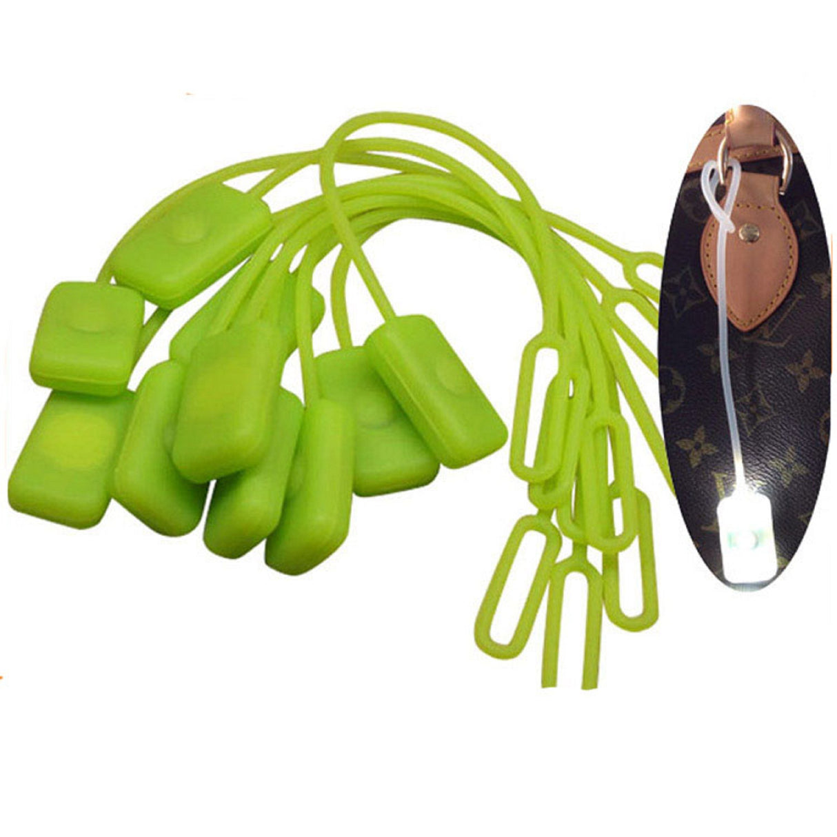 Bolso de mano con luz LED de silicona