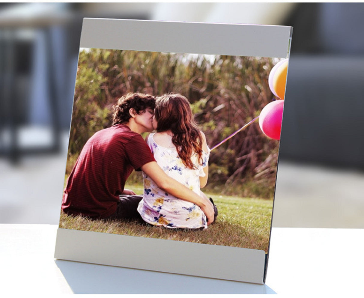 Cadre photo en alliage d'aluminium de 5 pouces
