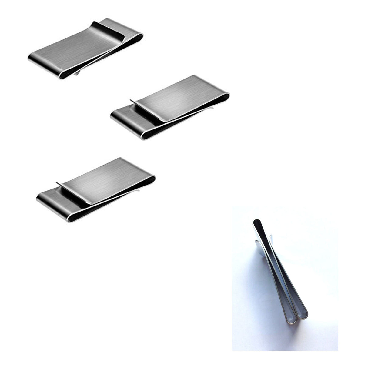 Double-sided Stainless Steel Money Clip