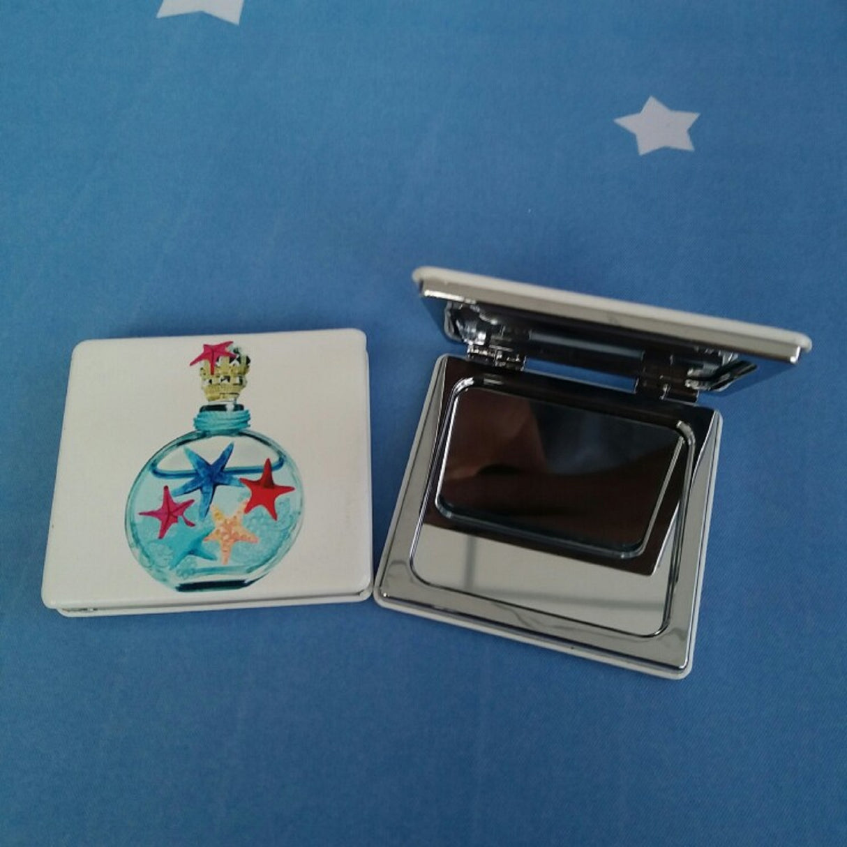 Pu Leather Square Mirror