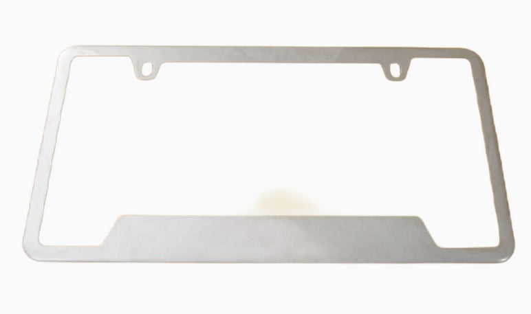 Marco de matrícula de acero inoxidable personalizado
