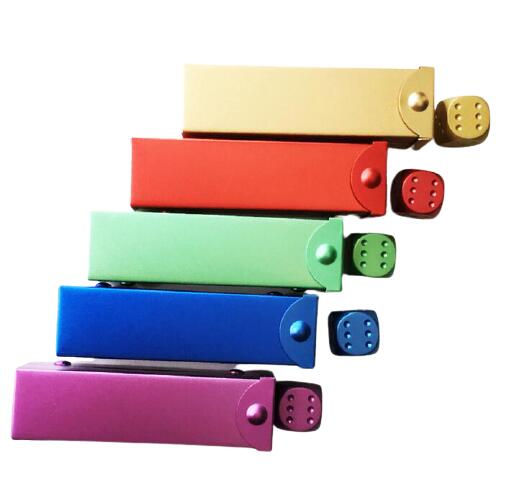 Dados de juego de aluminio