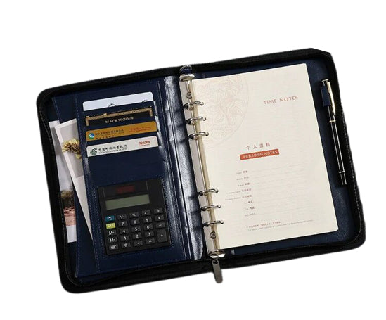 Carpeta de anillas con cremallera