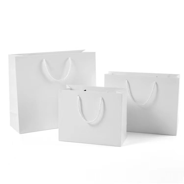 Bolsa de papel personalizada con asa de cuerda