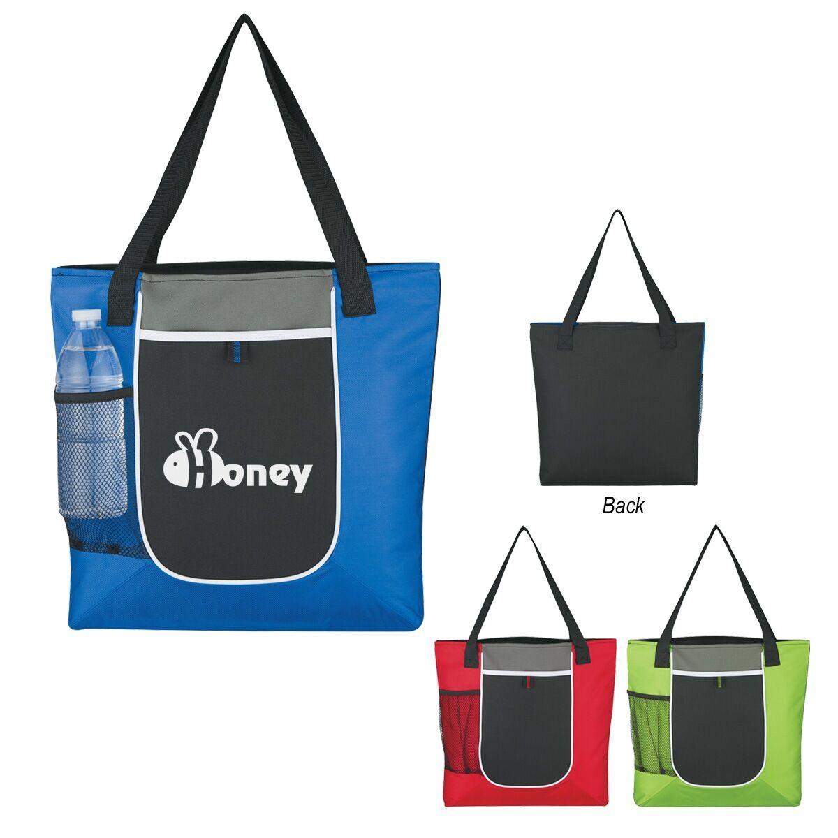 Zippered Tote Bags