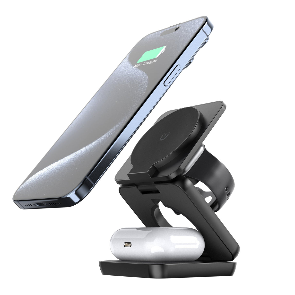 3 In 1 Foldable Wireless Charging Stand - Yorkn Inc✅