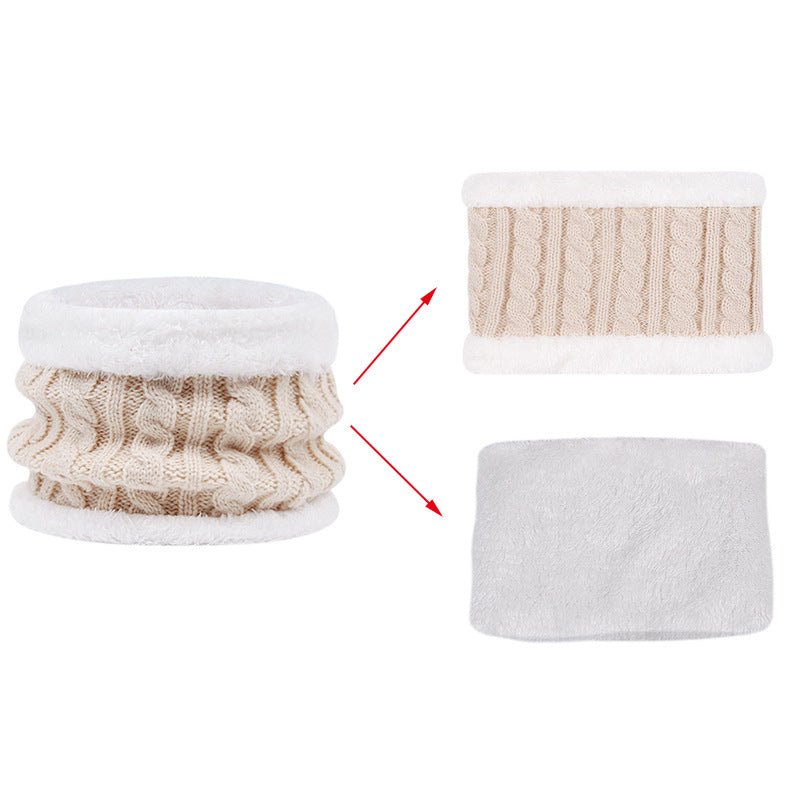 3 - pieces Winter Knit Hat Scarf Set - Yorkn Inc✅