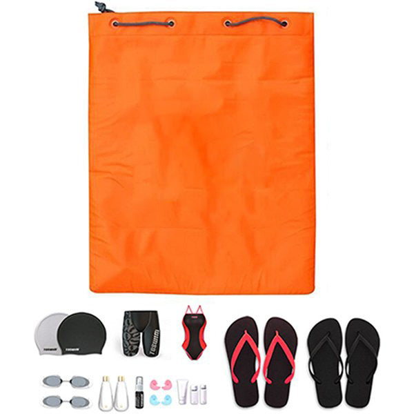 Bolsa con cordón para playa y natación