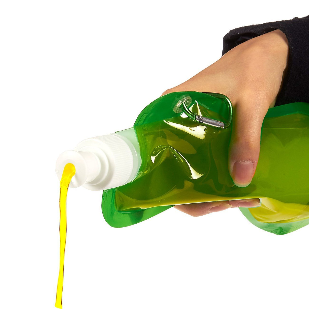 Botella de agua plegable para senderismo