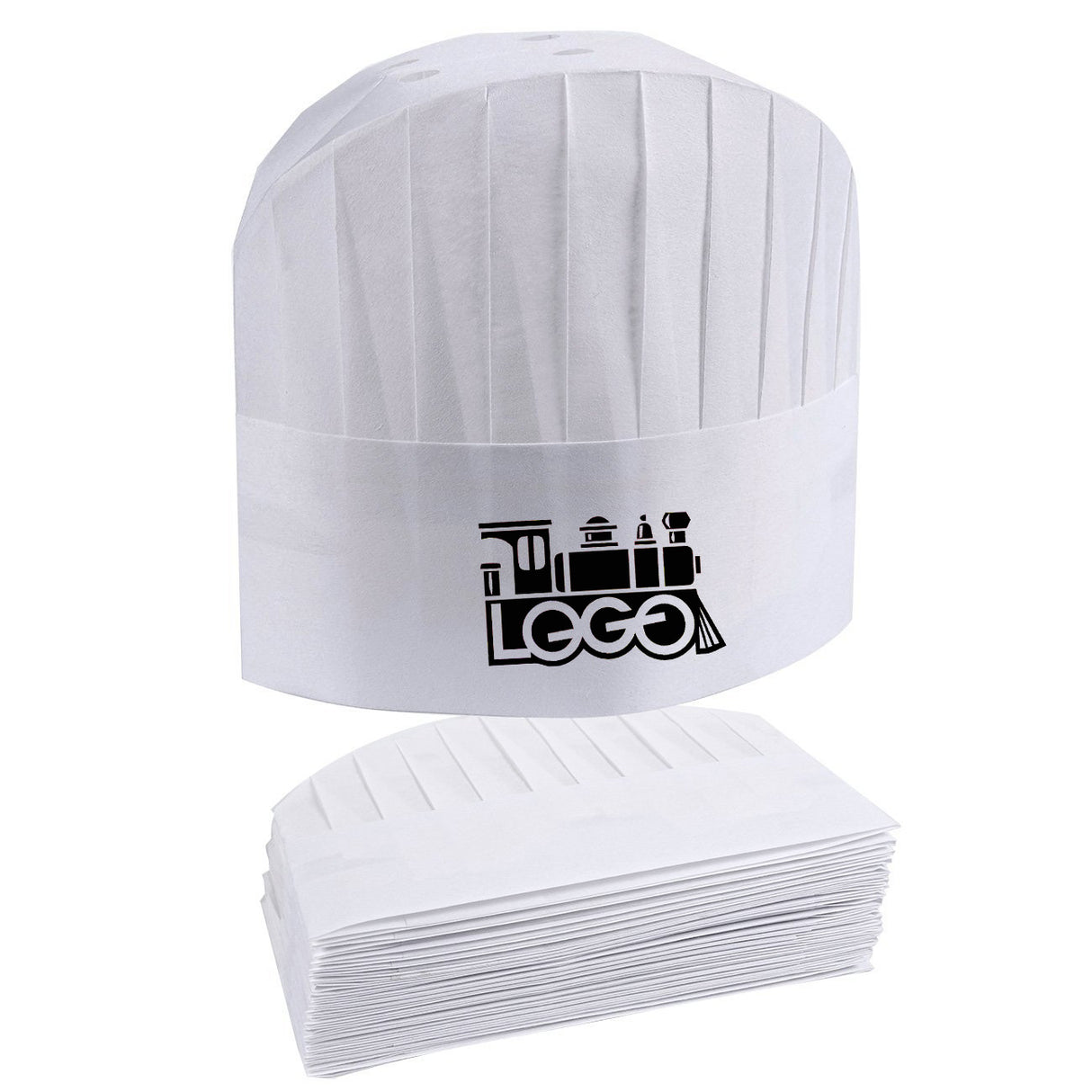 Gorro de chef desechable no tejido