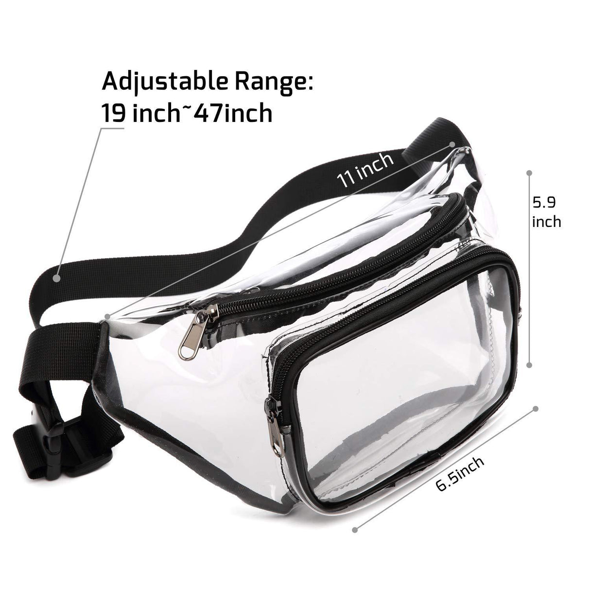 Clear Fanny Pack Stadium Waist Pack