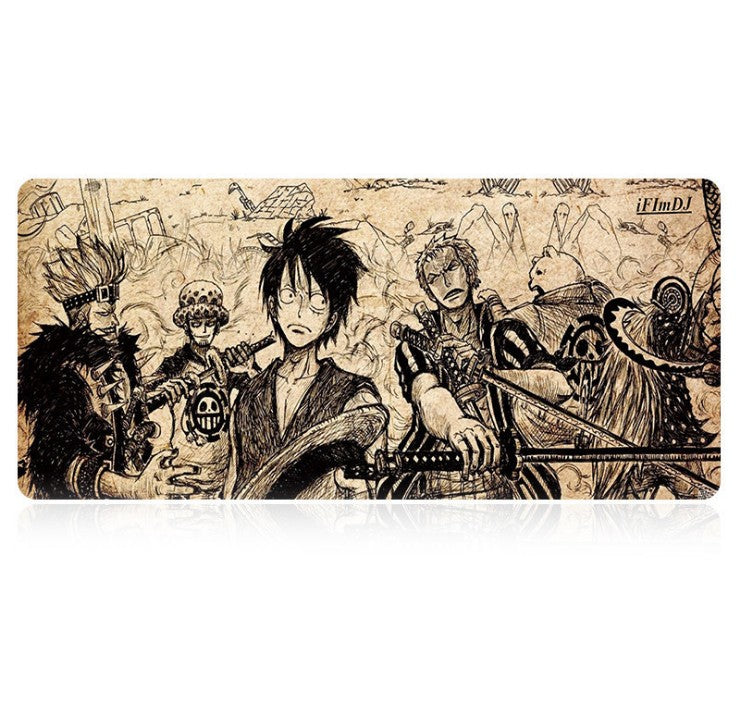 Alfombrilla de ratón con bordes cosidos