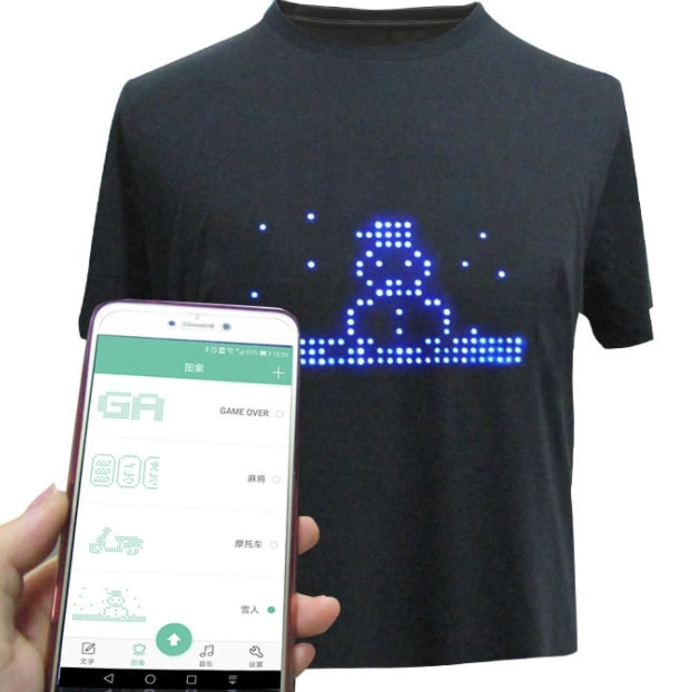 Camisetas LED