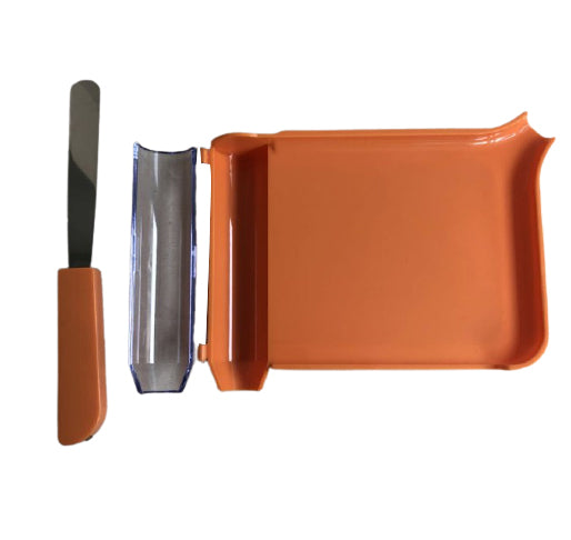 Bandeja para contar pastillas con espátula