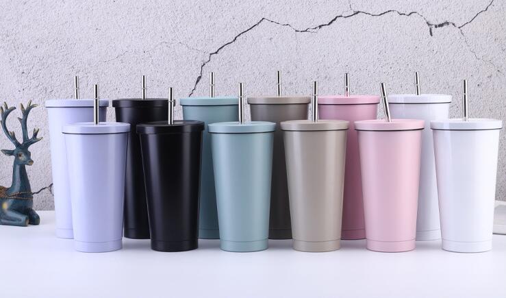 Vaso de acero inoxidable tipo tarro de cristal