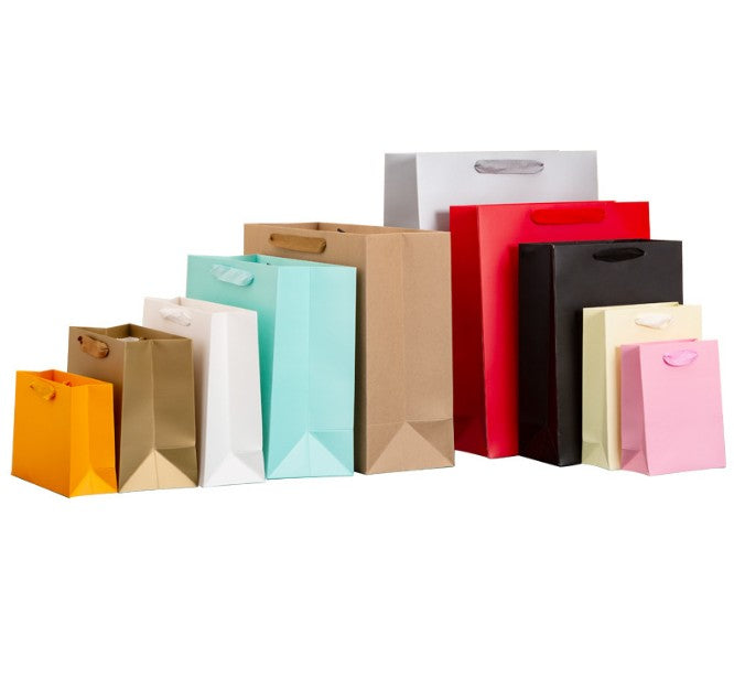 Bolsa de papel con asa