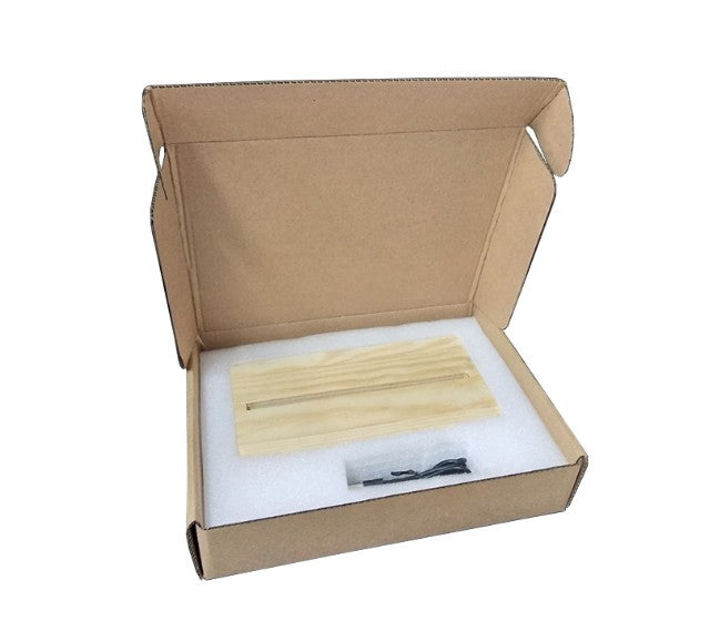 Carte lumineuse à induction