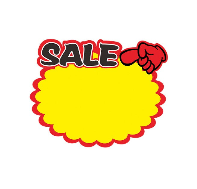 Supermarket Sale Promotion Advertising Sign Price Tags Pop Paper