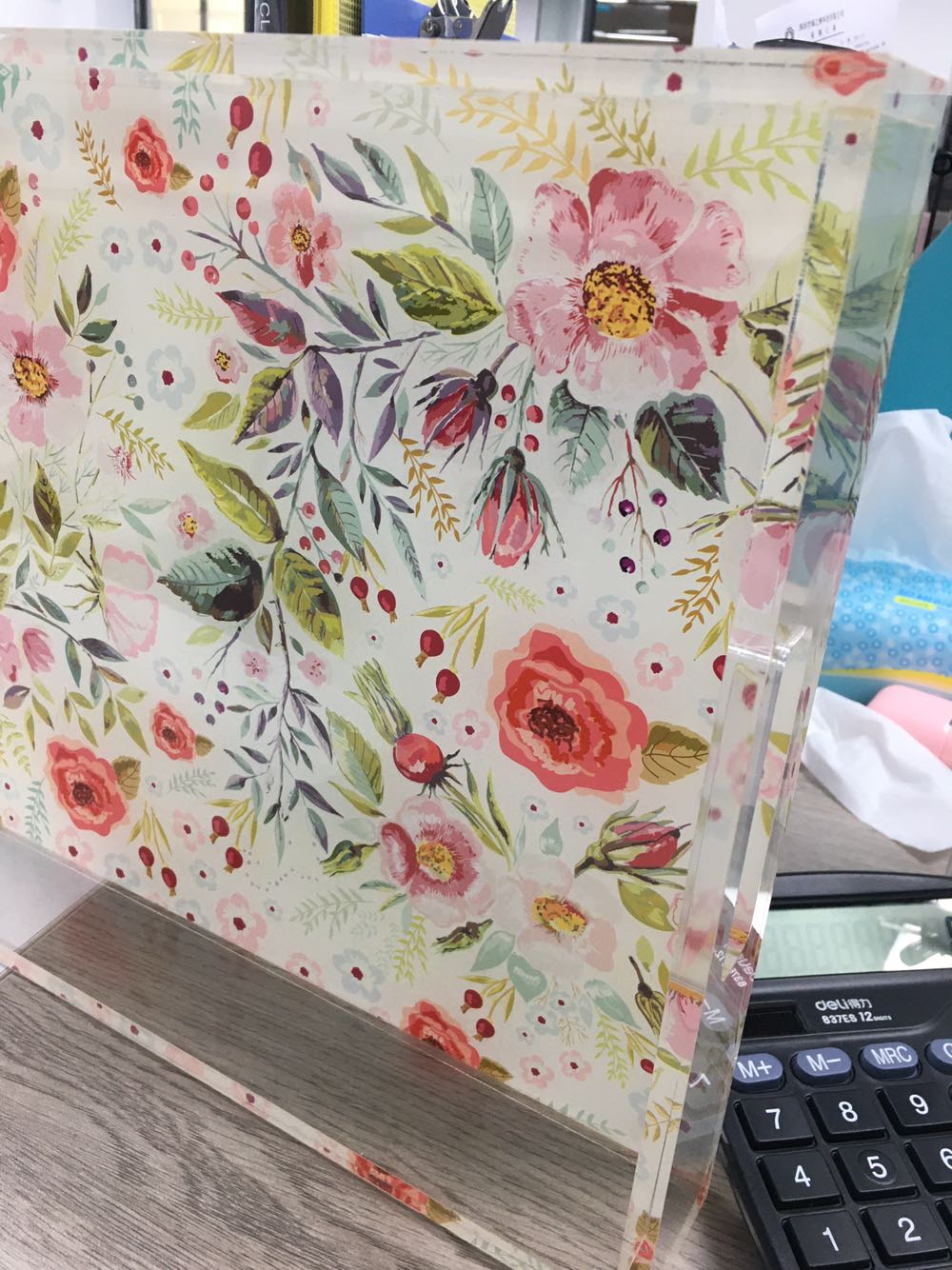 Plateau en acrylique