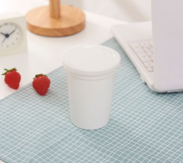 Vaso de polipropileno con tapa