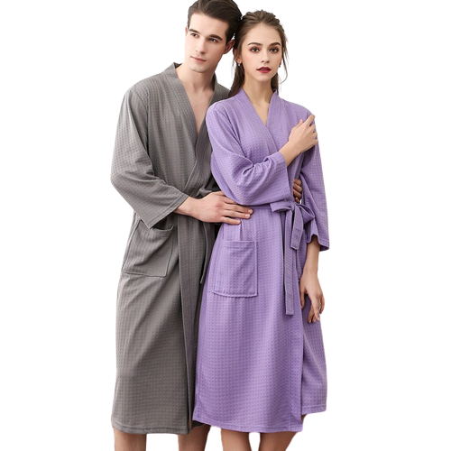Bata de baño tipo gofre