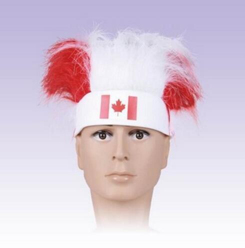 Peluca de poliéster