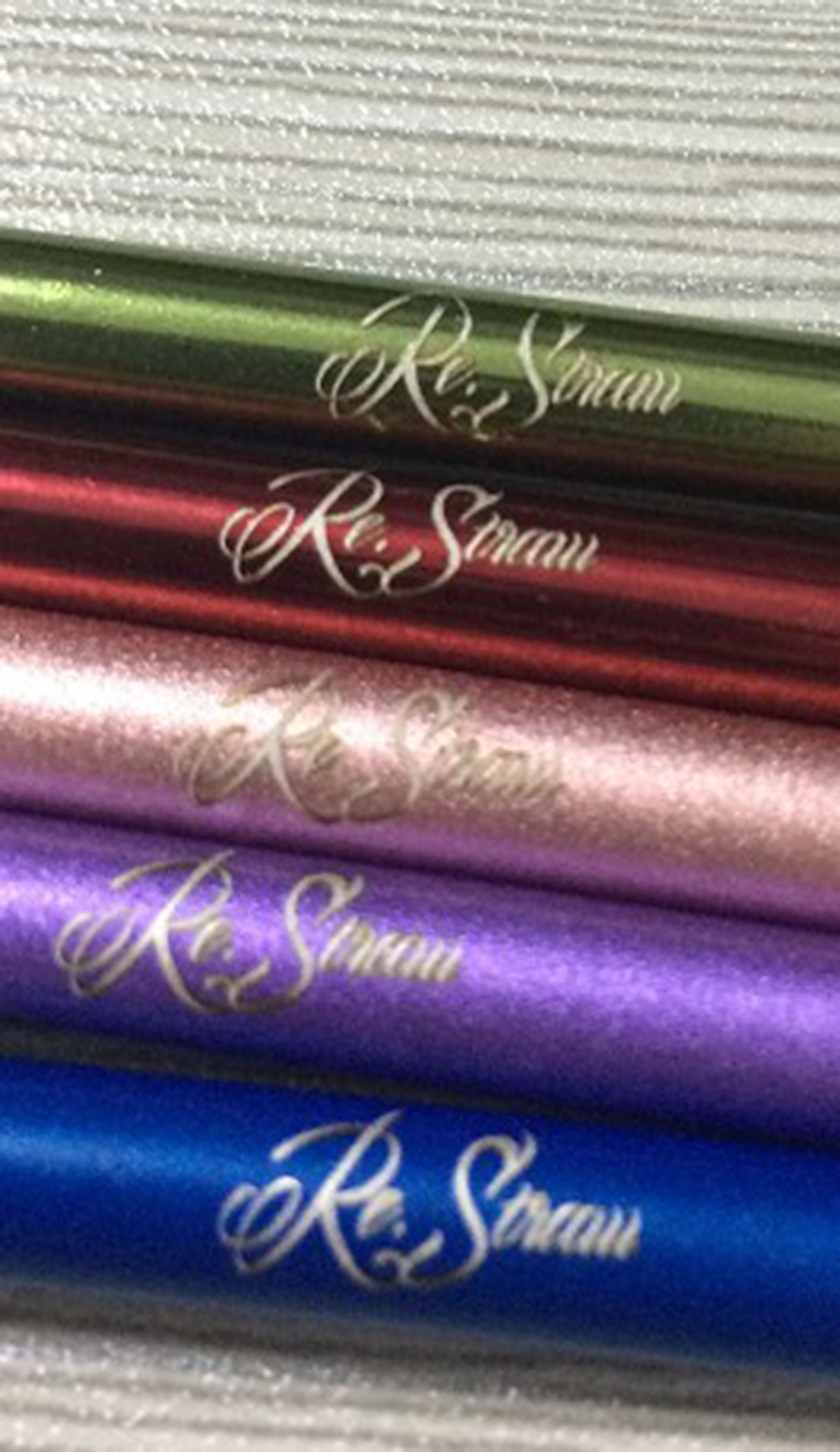 Pajitas de acero inoxidable