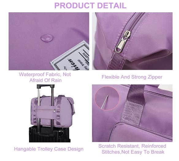 Sac de voyage pliable léger