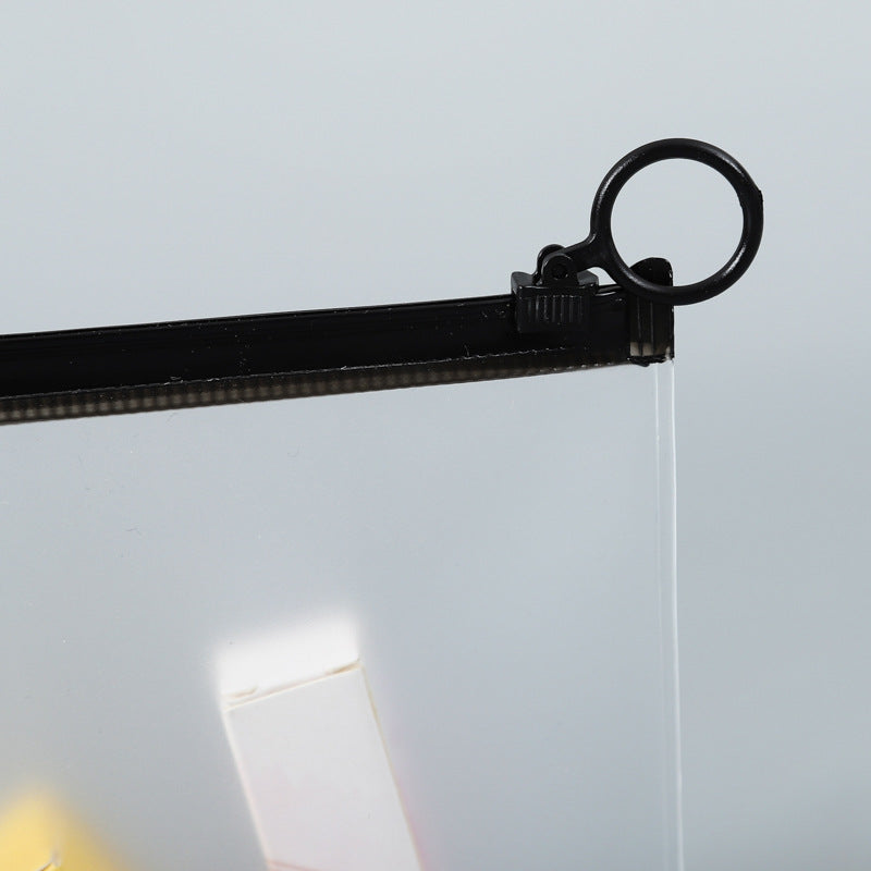 Bolsas de maquillaje transparentes con cremallera