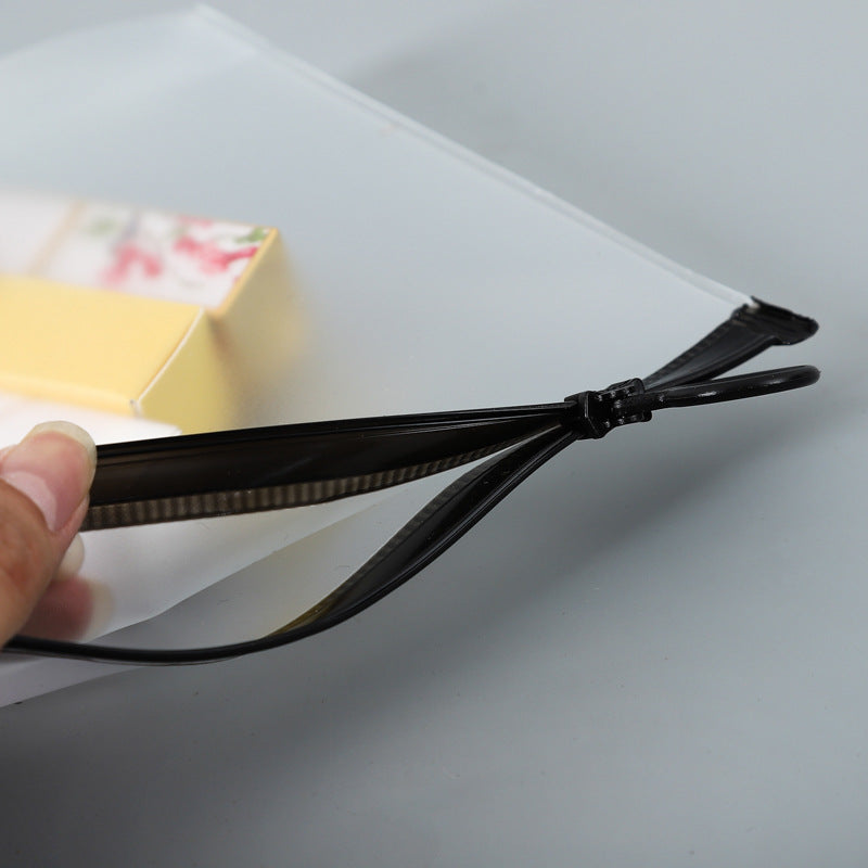 Bolsas de maquillaje transparentes con cremallera