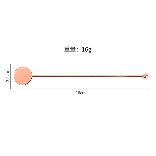 Agitadores de cóctel de acero inoxidable Swizzle