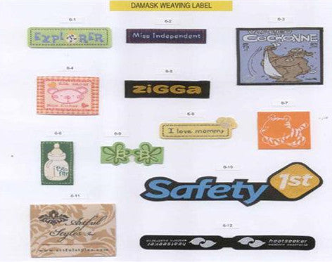 Personnaliser l'étiquette en tissu