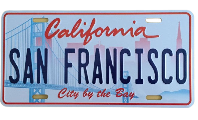 Aluminum License Plate Sign