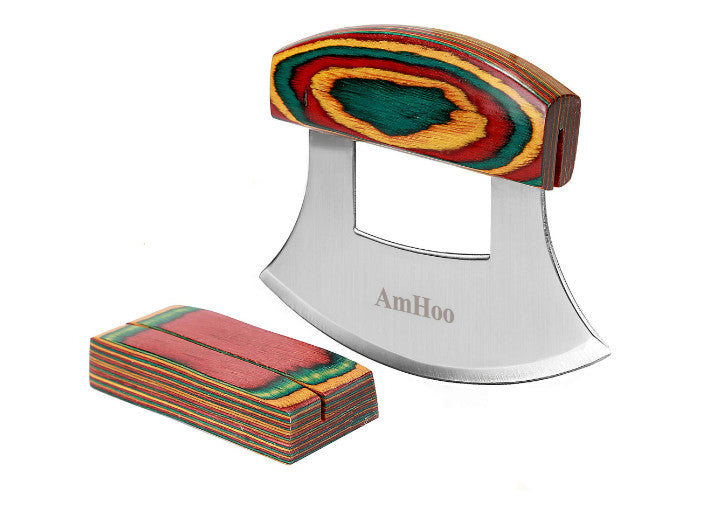 Cortador de queso con mango de madera de color