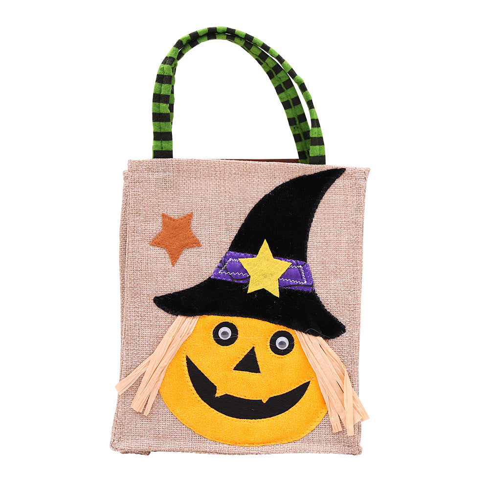 Bolsa de mano de Halloween con dulces o trucos