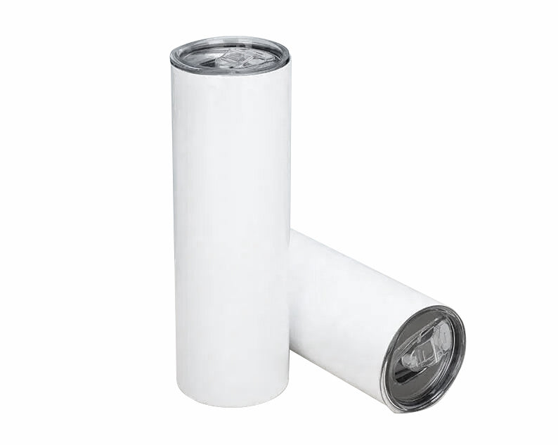 Taza de acero inoxidable de 16 oz con tapa