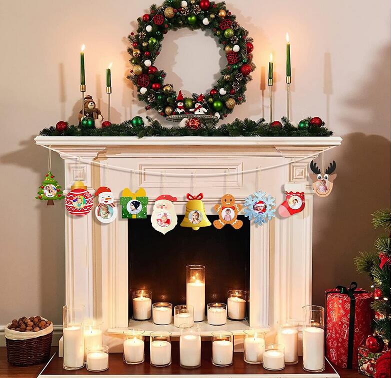 Wood Photo Frame Ornaments