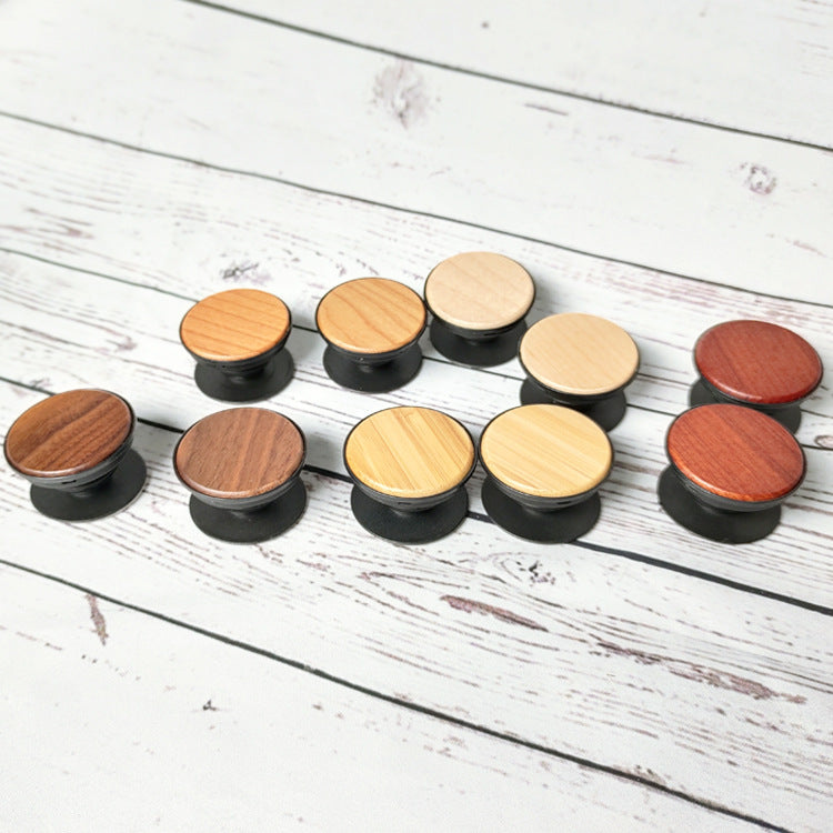 Wood Pop Socket Phone Stand