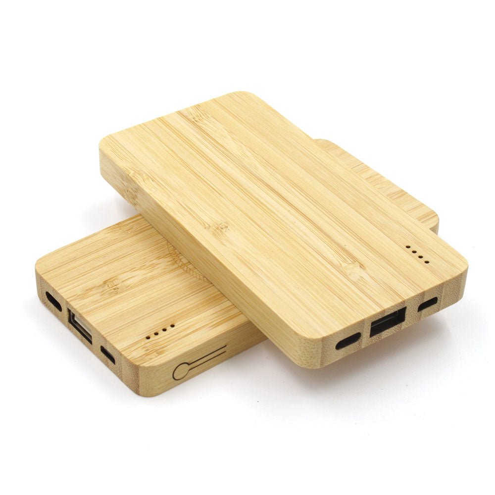 4000mah Bamboo Bank Power - Yorkn Inc✅