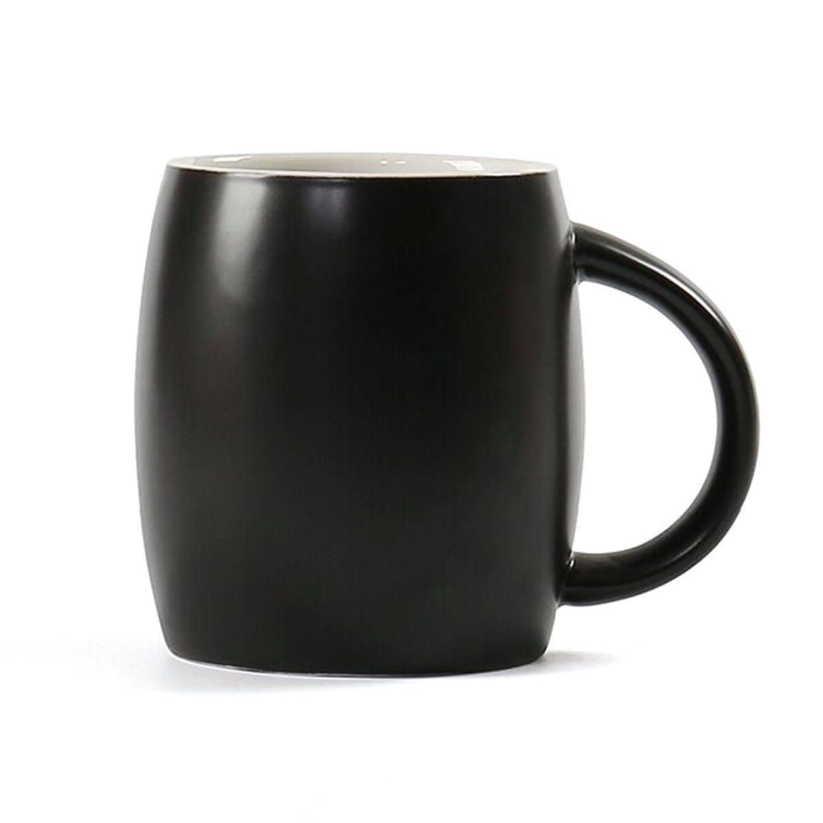 400ml Oval Shape Ceramic Coffee Mug - Yorkn Inc✅