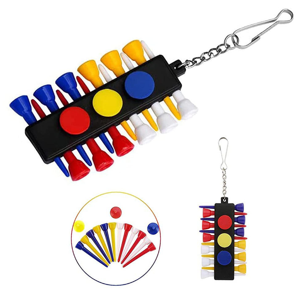 Juego de tees y marcadores de golf