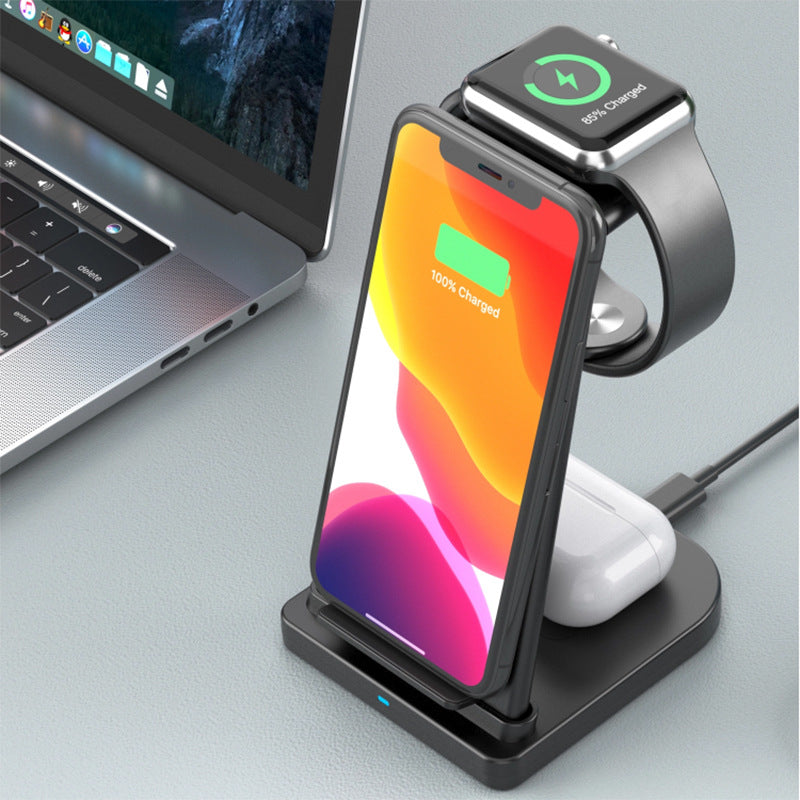 Chargeur sans fil 3-en-1 15 W + chargeur mural